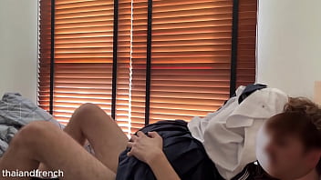 Gadis Thailand 18 Tahun Amatir Dengan Memek Sempit Tak Kuasa Menahan Dick Putih Gede
