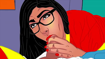 Gadis Manis Mia Bertaruh Dengan Pantat Montoknya Yang Sempurna Dan Aksi Ngesek Kartun Yang Bikin Panas