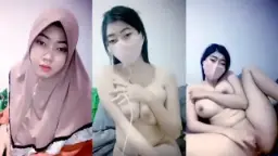 Nona Berhijab Terekam Live Dengan Tubuh Telanjang Ranum