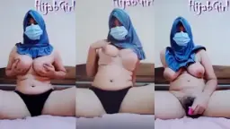 Remasan Payudara Besar Bertudung