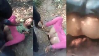 Gadis Desa Dihajar Ganas Oleh Sekumpulan Mesum