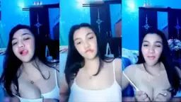 Dedek Imut Menggairahkan, Desah Menggoda Saat Toketnya Diremas