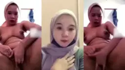 Tiktoker Berjilbab Menggoda, Mengocok Memek Pakai Wortel
