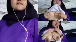 Gadis Berhijab Yang Menggoda Dengan Tingkahnya Di Kantor