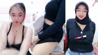 Gadis Tanggalkan Jilbab, Bergairah Membara Di Ranjang