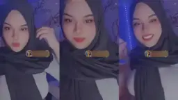 Arrazyny Pamer Body Pake Hijab Pas Live Di Bigolive, Bikin Greget