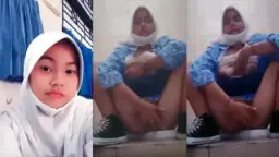 Viral Abis! Cewek Smp Berjilbab Colmek Di Toilet Sekolah, Part 1 – Bocil Tiktok Hot Banget.