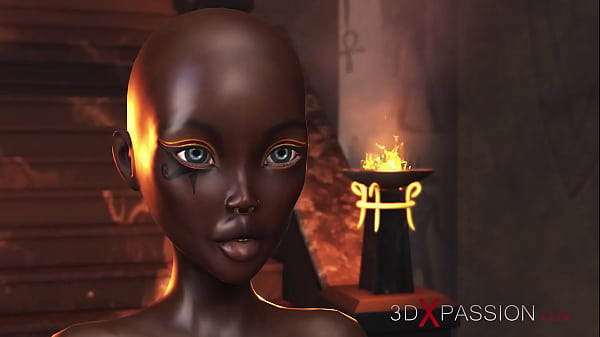 Anubis Menggila Di Kuil, Menghamili Budak Mesir Yang Muda Dan Menggairahkan