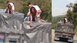 Gadis Nri Nekat Ngewe Di Atas Truk Jalanan, Bikin Makin Liar Dan Basah.