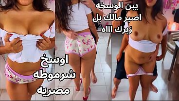 كس عربى مصري نار، المتناكة عمال يلعب في بزازها ويفرك حلماتها لحد ما طارت، الشرموطه ساحت وعايزه الزبر يفشخ كسها