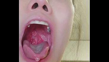 Mulut Basah Kencang, Lidah Nendang, Muntah Dipaksa, Tenggorokan Digodok, Uvula Digebuk Habis-habisan.