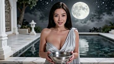 Mimpi Kita | Pov: Xinyi Dimuntahin Kontol Di Kuil Bulannya