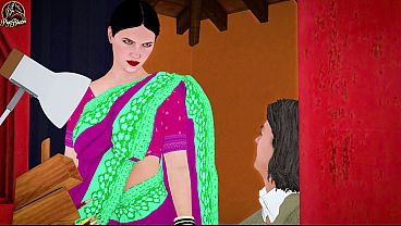 Desi Indian Bhabhi Nakal Godain Anak Kos Buat Ngewe Keras